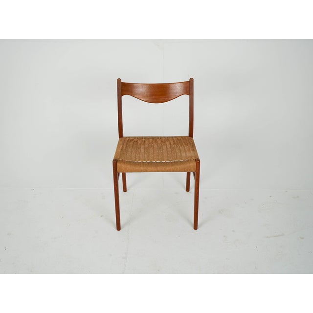 Arne Wahl Iversen Vintage GS61 Teak Chairs by Arne Wahl Iversen, 1960s, Set of 6 For Sale - Image 4 of 17