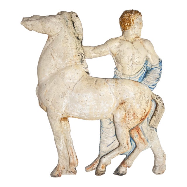 19th Century Antique French Neoclassical Plaster Relief Sculpture For Sale