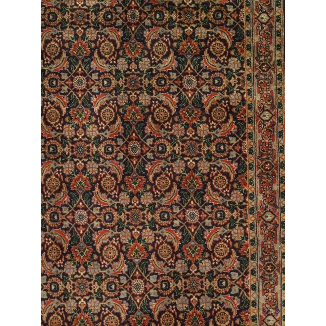 Hand-made from 100% pure wool. Herati design which is a famous center of weaving in India. The most distinguishing feature...