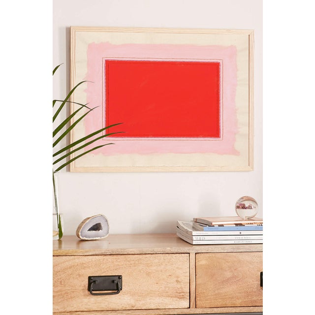 Cherry Ice/Pink' Fine Art Print by Emily Keating Snyder Print itself is 16 x 20 in. and framed in a light wood frame with...