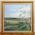 Mid 20th Century Large Idyllic Country Scene Original Oil Painting, Framed For Sale - Image 9 of 9