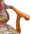 Wood Victorian Walnut Armchair with Royal Coat of Arms Upholstery, 1860 For Sale - Image 7 of 14