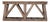 Matthew Izzo Home Timber Frame Oversized Console Table Made From Reclaimed Factory Beams and Floor Planks For Sale