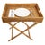 Boho Chic Artifacts Rattan Butler Tray Table in Honey Brown - 25.5" For Sale - Image 3 of 8