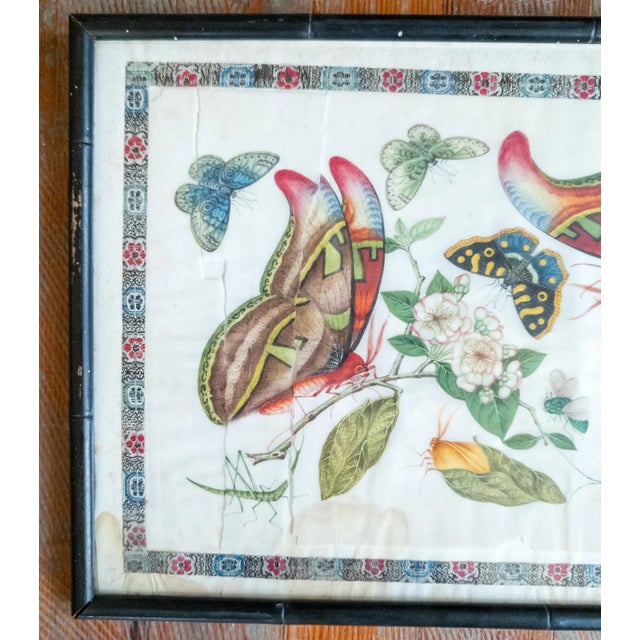 We are selling this stunning Chinese export watercolor painting on pith or ice paper. The paper is so delicate that it...