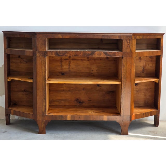 Large Antique Italian Walnut Sideboard, 1820 For Sale - Image 4 of 18