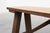 Rustic Antique French Rustic Oak Trestle Bench, 1890s For Sale - Image 3 of 14