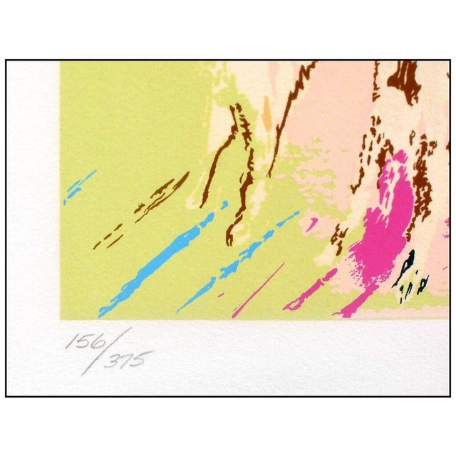Late 20th Century Late 20th Century La Plage a Deauville, LeRoy Neiman For Sale - Image 5 of 6
