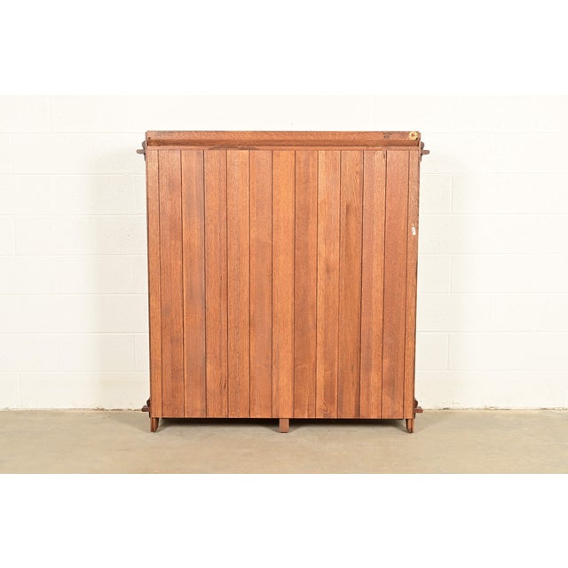 Stickley Mission Oak Arts & Crafts Bookcase For Sale - Image 11 of 14