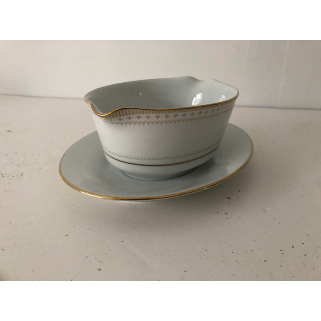 Mid-Century Modern Noritake Barrington 2030 One-Piece Gravy Boat For Sale - Image 3 of 5