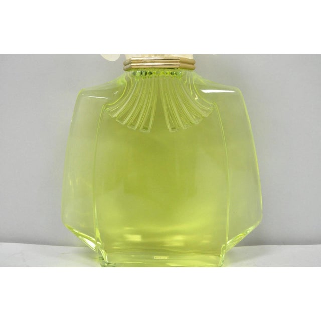 Glass Vintage 14" Carolina Herrera Flore Eau De Parfum Dummy Display Perfume Bottle For Sale - Image 7 of 14