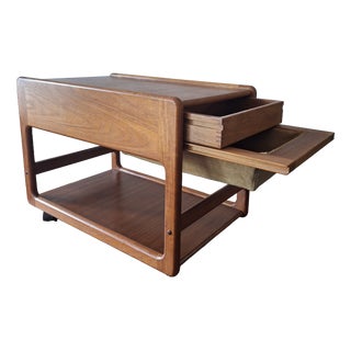 Multifunction Teak Serving Bar Cart from Vildbjerg Møbelfabrik, Denmark, 1960s For Sale