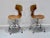 Set of Vintage Model 3113 Swivel Office Chairs by Arne Jacobsen for Fritz Hansen, 1960s For Sale - Image 3 of 13