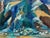 Blue Phil Dike- Abstract Mountain Landscape With Village Study -Oil Painting For Sale - Image 8 of 13