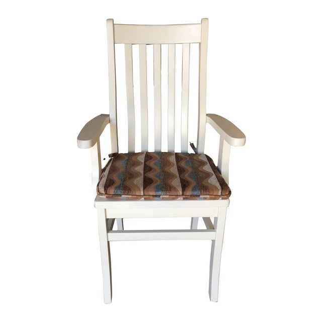 Countryside Mission Style Maple Wood Armchairs by the Barn, Pair For Sale - Image 4 of 8