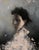 Plague King by Matthew Saba | Oil on panel Portrait of a distorted figure with dark tones For Sale