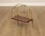 Decorative Crafts Inc. Regency Style Brass and Cherry Magazine Racks - A Pair For Sale In Philadelphia - Image 6 of 13