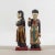 Wood Asian Wooden Figurative Sculptures, Set of 2 For Sale - Image 7 of 9