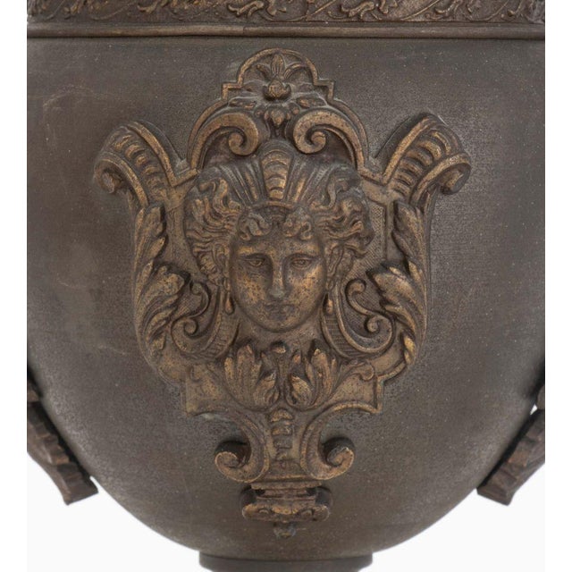 Neoclassical Two Handle Urn Forn Table Lamps, Pair For Sale In New York - Image 6 of 11