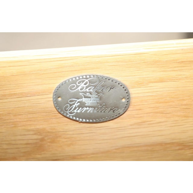 This is a gorgeous Baker Furniture paint decorated dresser or commode. The piece has some minor signs of use and wear such...