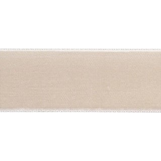 Sample - Schumacher Velvet Tape Wide in Dove For Sale