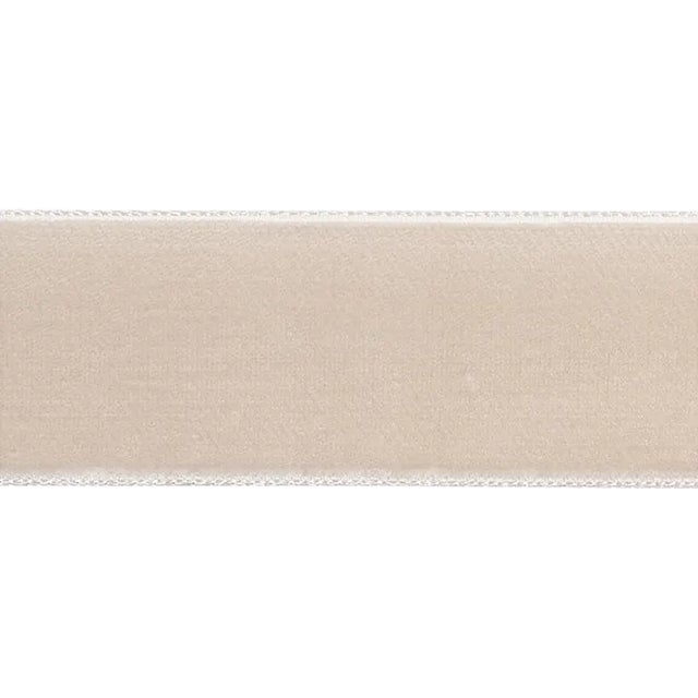 Sample - Schumacher Velvet Tape Wide in Dove For Sale