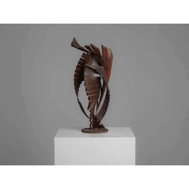 A striking abstract constructivist sculpture from the netherlands, dating from the 1960s and signed ch. The work is...