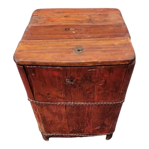 19th Century Asian Wooden Decorative Storage Box