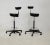 Black Leather and Steel Swivel Stools by George Nelson for Vitra, 2001, Set of 2 For Sale - Image 8 of 18