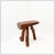 Brutalist Rustic Tripod Wooden Stool, 1950s For Sale - Image 13 of 13