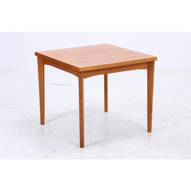 Vintage Extendable Teak Dining Table by Burchardt-Nielsen, 1960s For Sale - Image 10 of 12