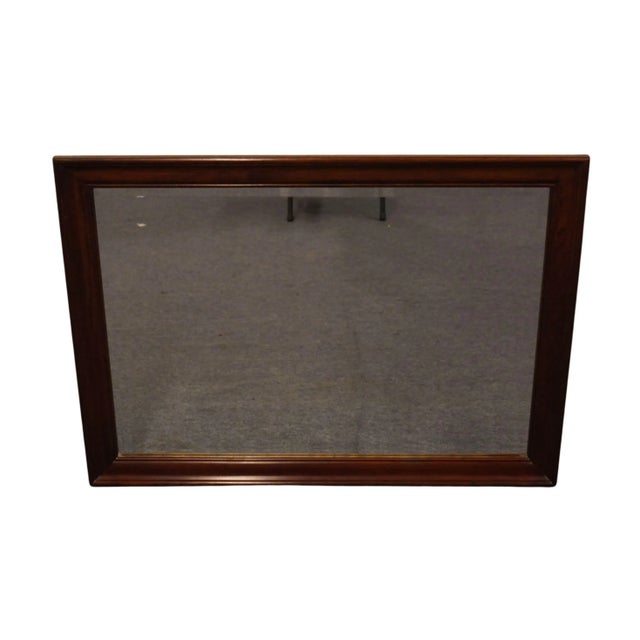 Cresent Furniture Solid Cherry Traditional Style 45" Dresser / Wall Mirror For Sale In Kansas City - Image 6 of 6