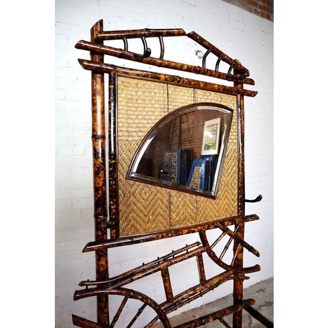 Antique Bamboo Hall Stand For Sale - Image 5 of 10