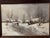 Hill Jean, Belgium Winter Landscape Man Alone Church in the Background, 1916, Oil on Canvas For Sale - Image 10 of 13