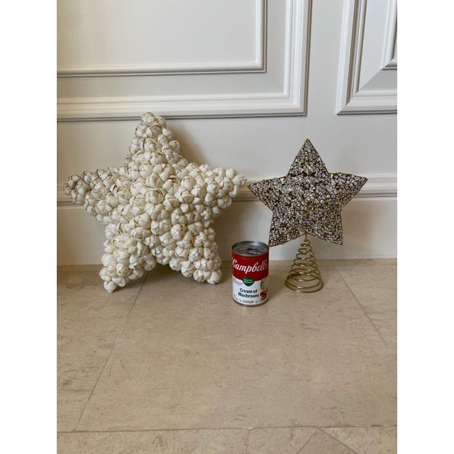 Vintage 1980’s Very Large Seashell Encrusted Star For Sale In Los Angeles - Image 6 of 9