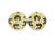 Elegant 18K White Gold Multi-Color Fancy Diamond Earrings featuring a stunning array of natural diamonds in vibrant hues....