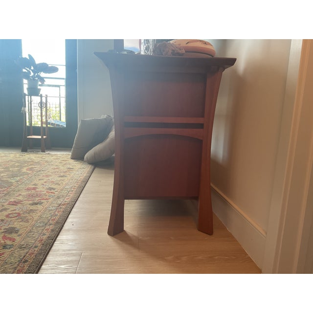 Hardwood Artisans has built handmade artisanal furniture in Virginia since 1976. This piece was built in 2007. It is in...