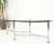 Mid-Century Modern Brass Chrome Thick 3/4" Glass Top Mid Century Modern Oval Coffee Center Table For Sale - Image 3 of 13