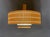 Mid-Century Scandinavian Teak Pendant Disc, 1965 For Sale - Image 4 of 14
