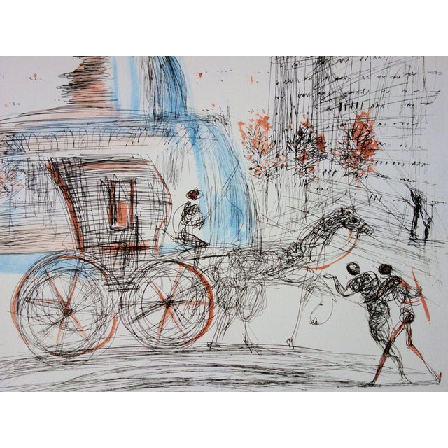 Mid-Century Modern Salvador Dali, New-York City: Plaza, 1964, Lithograph For Sale - Image 3 of 7