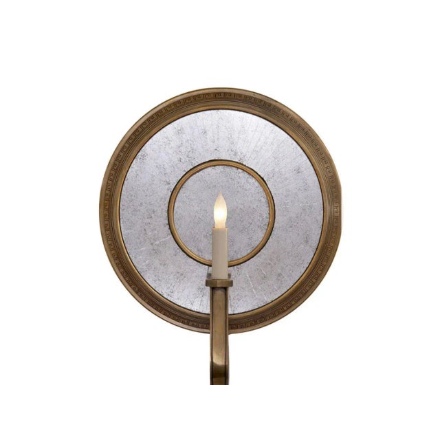 Modern Modern Lilac Round Wall Sconce For Sale - Image 3 of 3