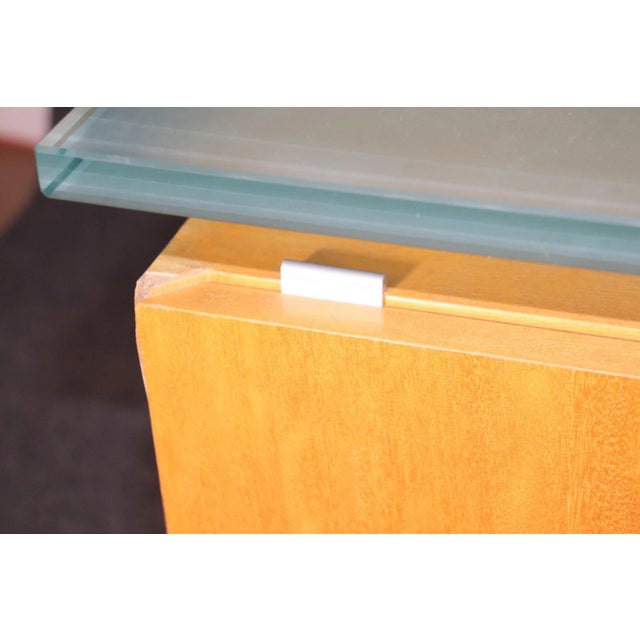 Mid 20th Century Glass Top Cabinet For Sale - Image 9 of 12