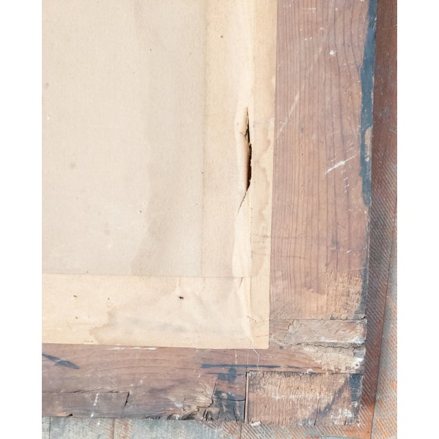 20th Century Baroque Revival Style Heavily Distressed Mirror For Sale - Image 11 of 12