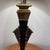 Early 20th Century Vintage Original Rembrandt Masterpiece Brass & Metal Table Lamp, Pleated Shade For Sale - Image 5 of 12