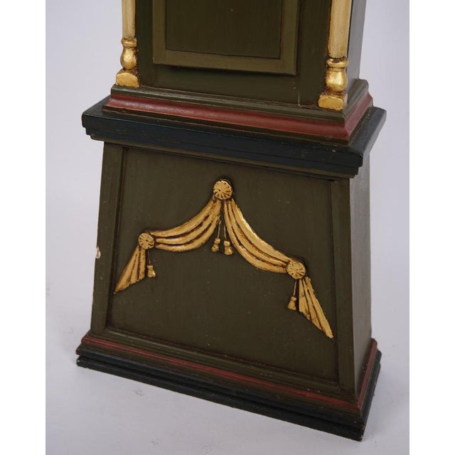 Antique Bornholm Clock with Hand Painted Decoration, 1840s For Sale - Image 9 of 13
