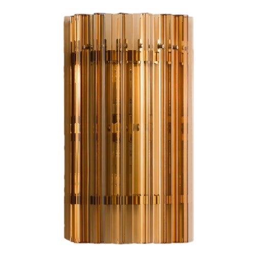 Small Amber Amaro Wall Light from Pure White Lines For Sale