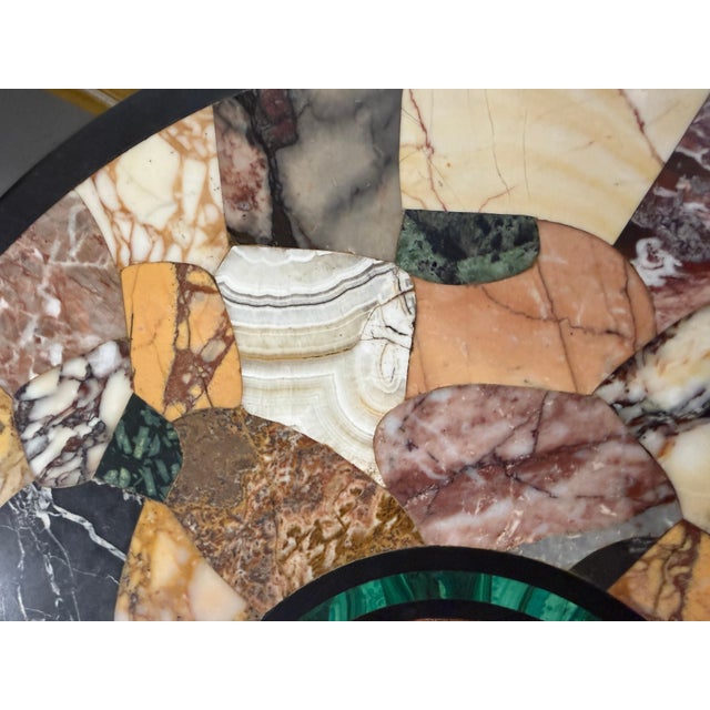 19th Century Specimen Marble Table Top with Custom Base For Sale - Image 12 of 14