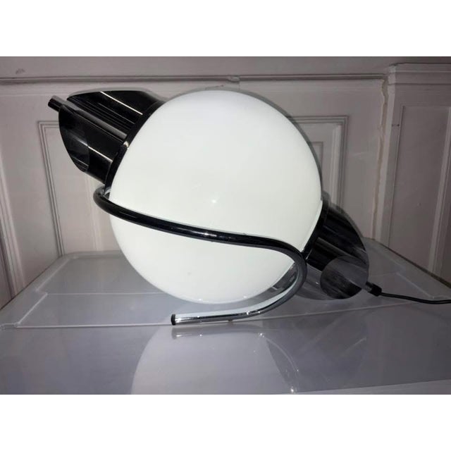 Vintage Table Lamp in Glass, 1970 For Sale - Image 10 of 10