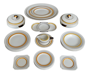 Art Deco Service from Royal Doulton, 1930s, Set of 27