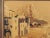 Vintage Marquetry Depiction of the Mediterranean Seaside with Fishing Boats For Sale - Image 4 of 6
